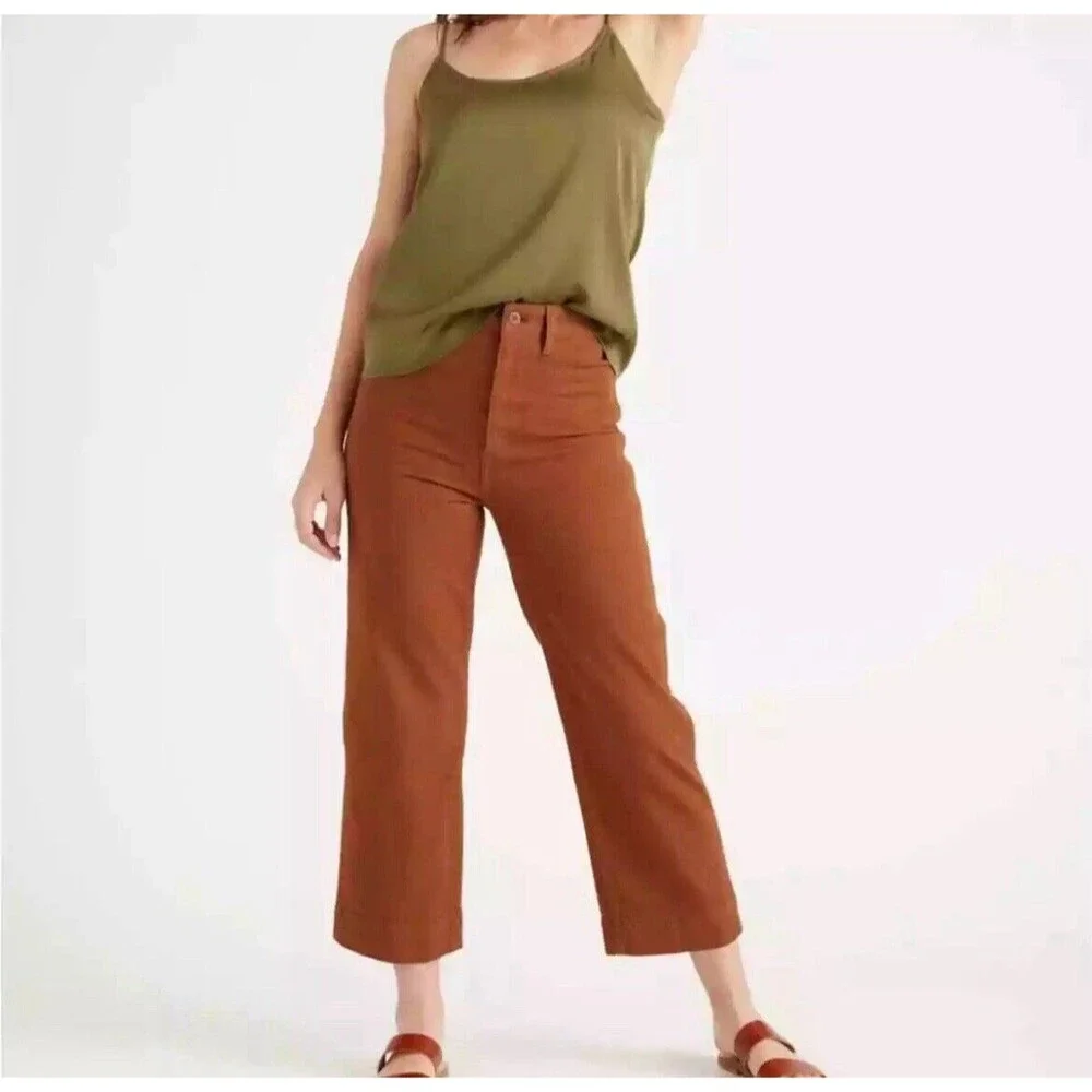 Quince Rust Pants - Picture 2 of 12